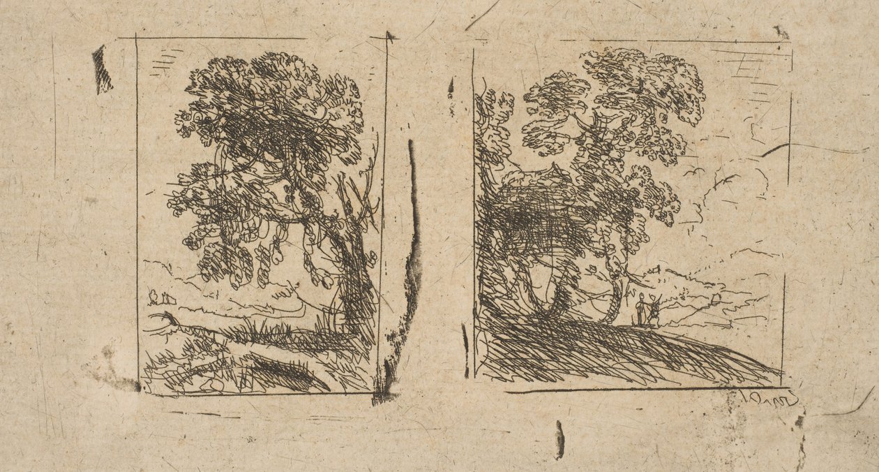 I due paesaggi da Claude Lorrain