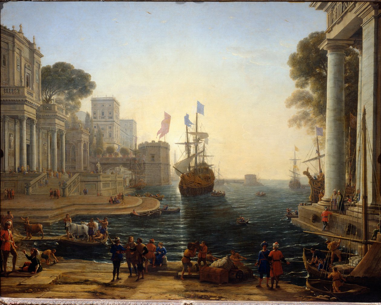 Ulisse presenta Criseide a suo padre da Claude Lorrain