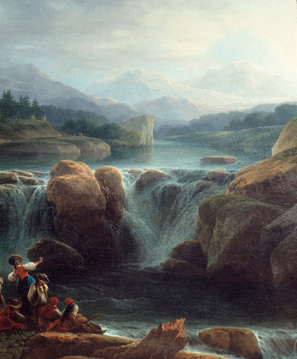 La cascata (dettaglio) da Claude Louis Chatelet