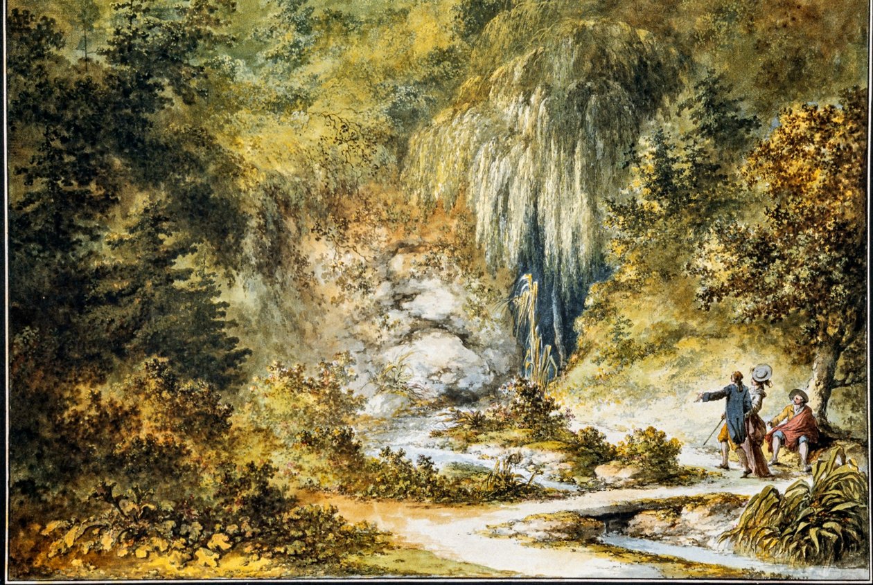 Vista del giardino, da 