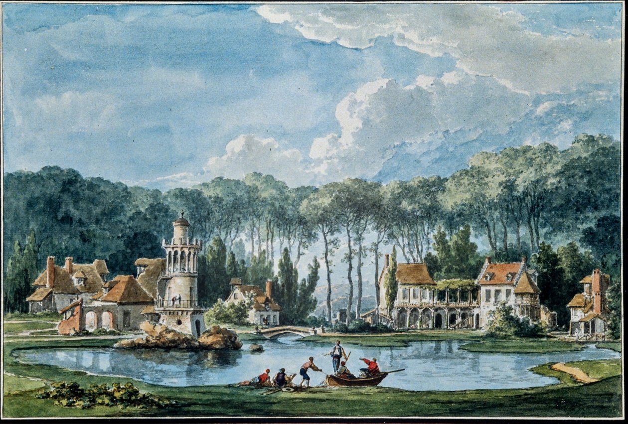 Vista del giardino, da 