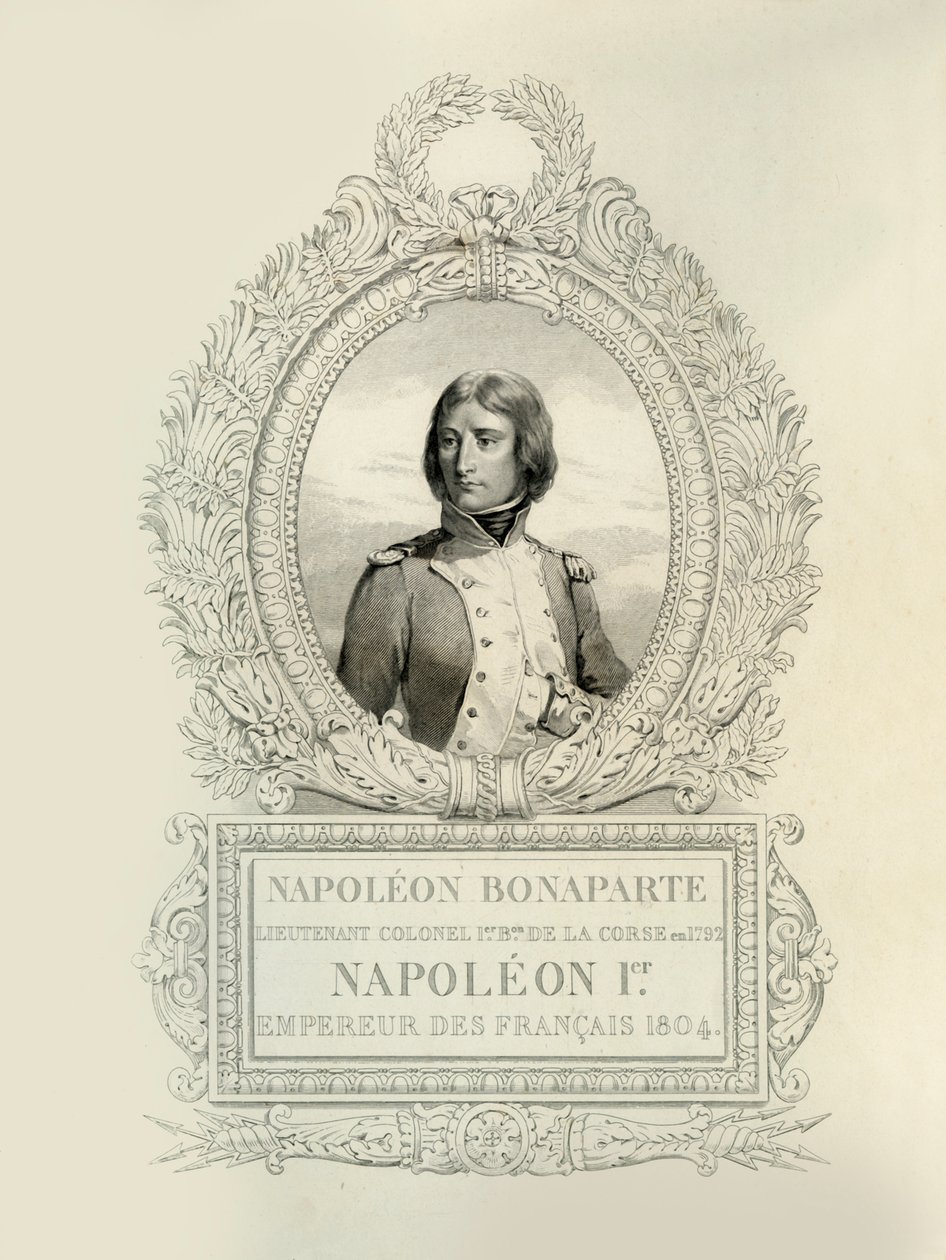 Napoleone Bonaparte, 1804, 1839 da Claude Marie François Dien