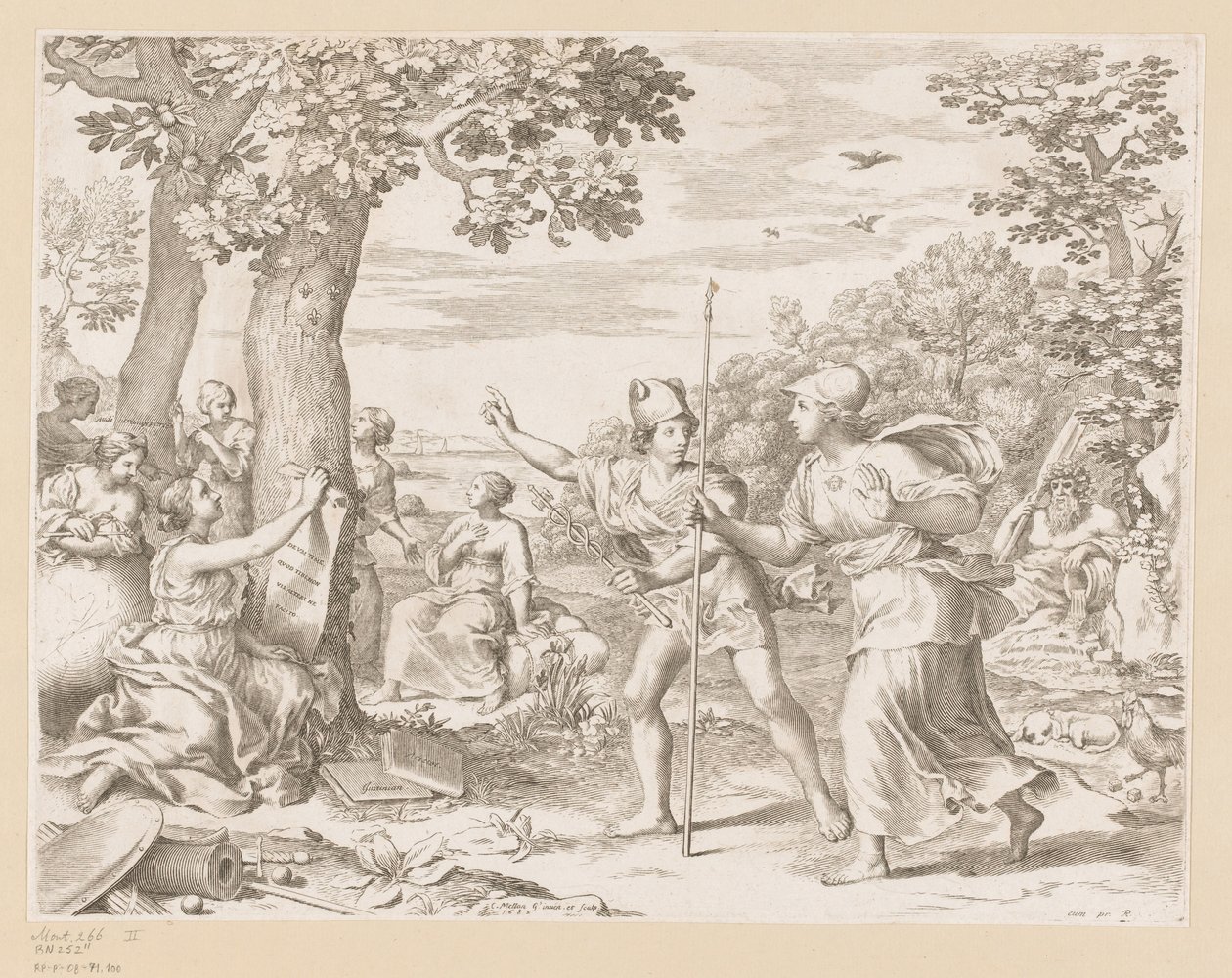 Allegoria del buon governo della Francia da Claude Mellan