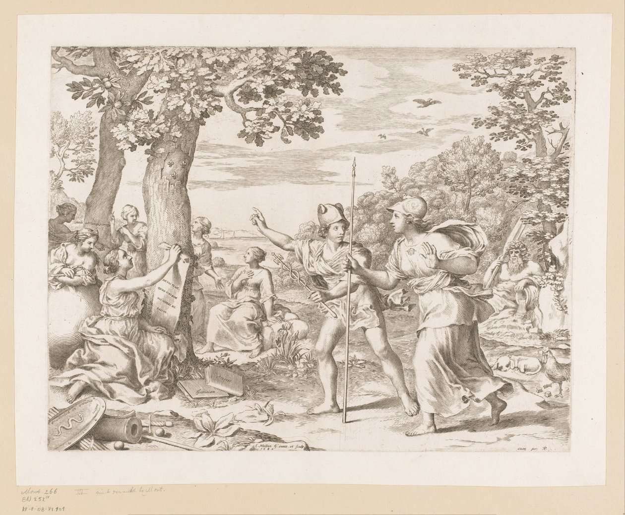 Allegoria del buon governo della Francia da Claude Mellan