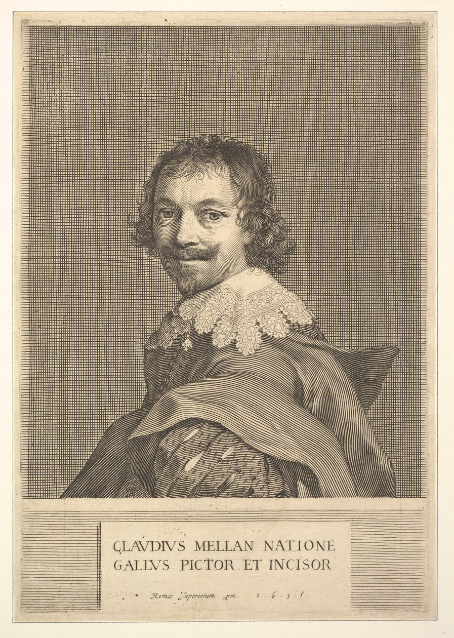 Claude Mellan: Autoritratto da Claude Mellan