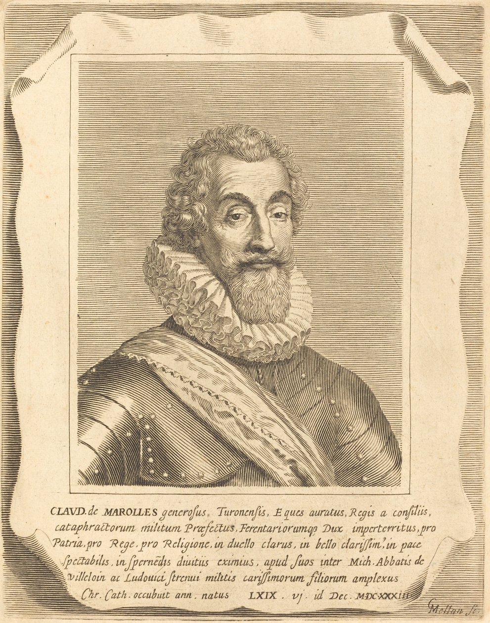 Claude de Marolles da Claude Mellan