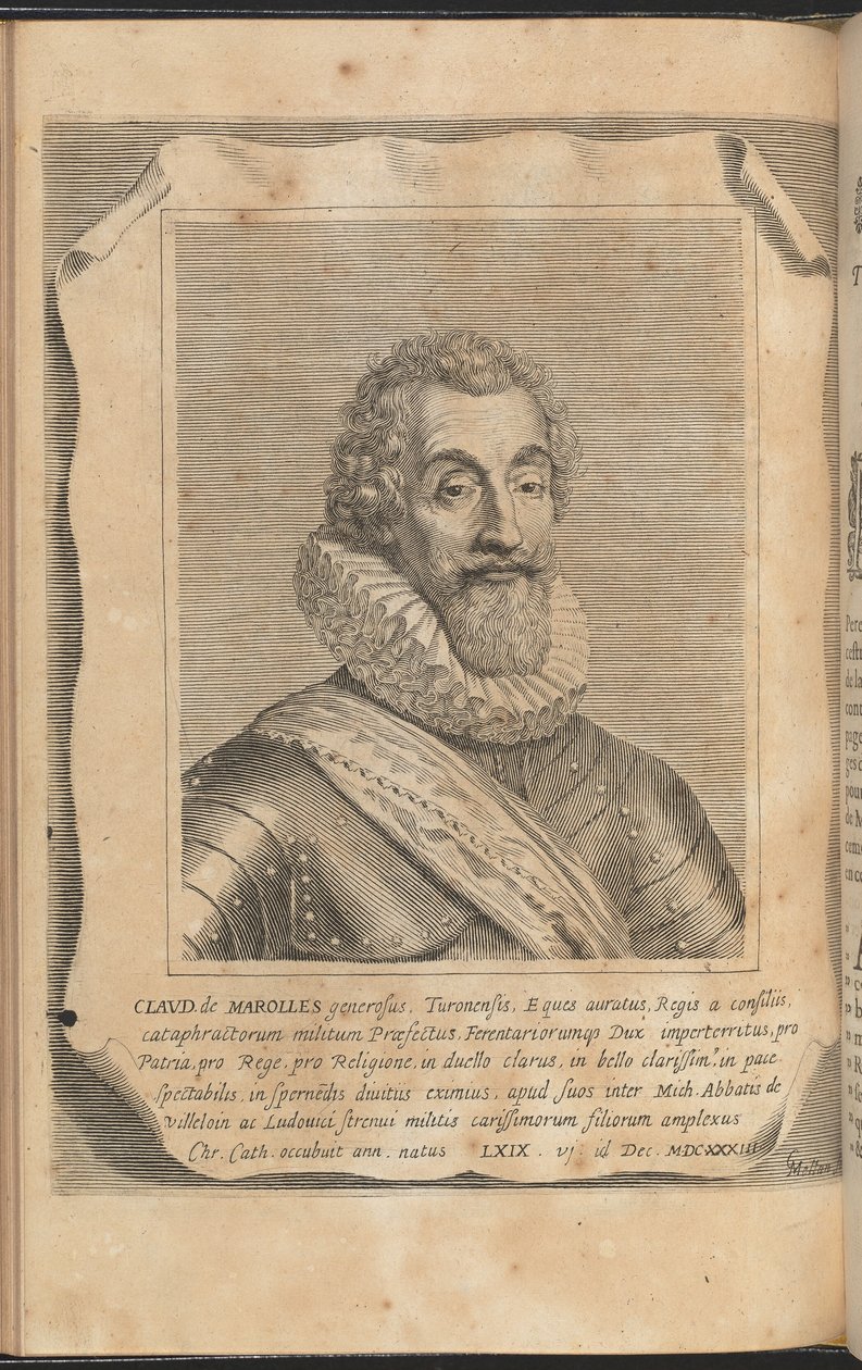 Claude de Marolles da Claude Mellan