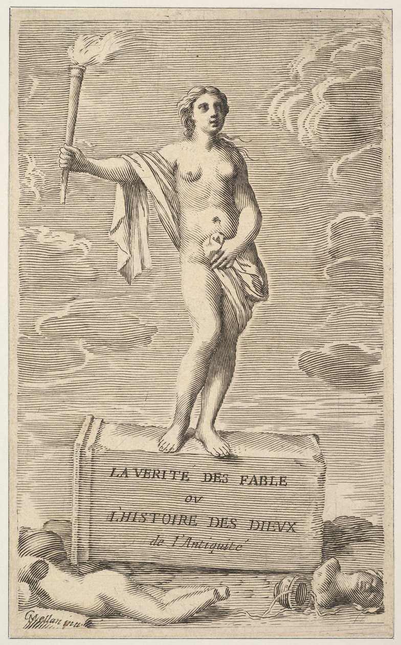 Figura femminile da Claude Mellan