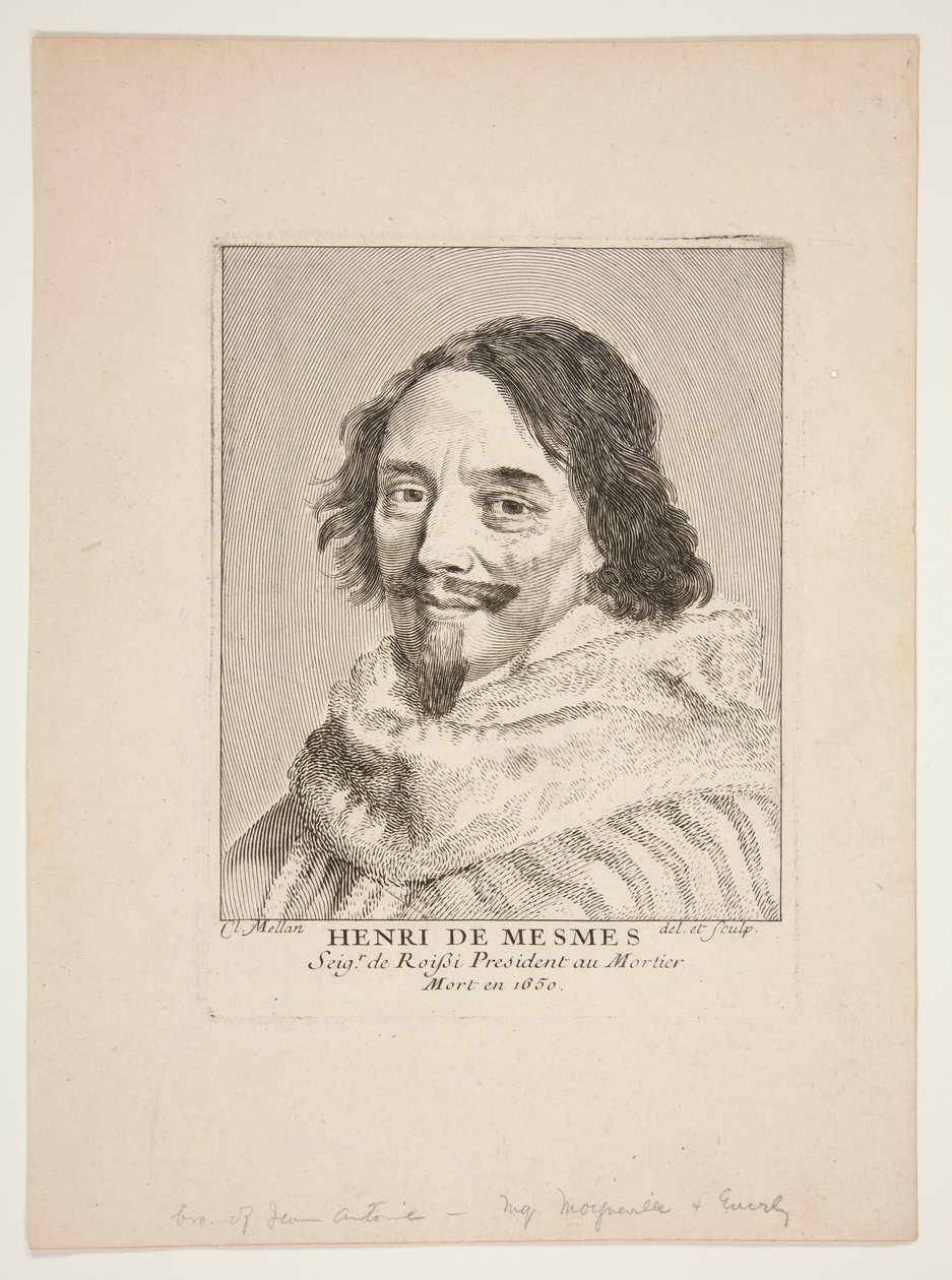 Henri de Mesmes da Claude Mellan
