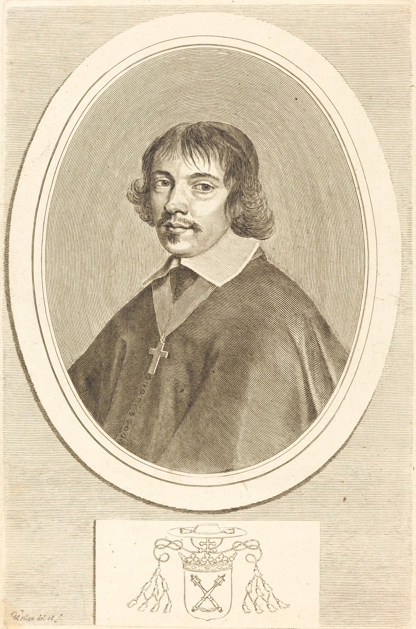 Jean-François Paul de Gondi, Cardinale di Retz da Claude Mellan