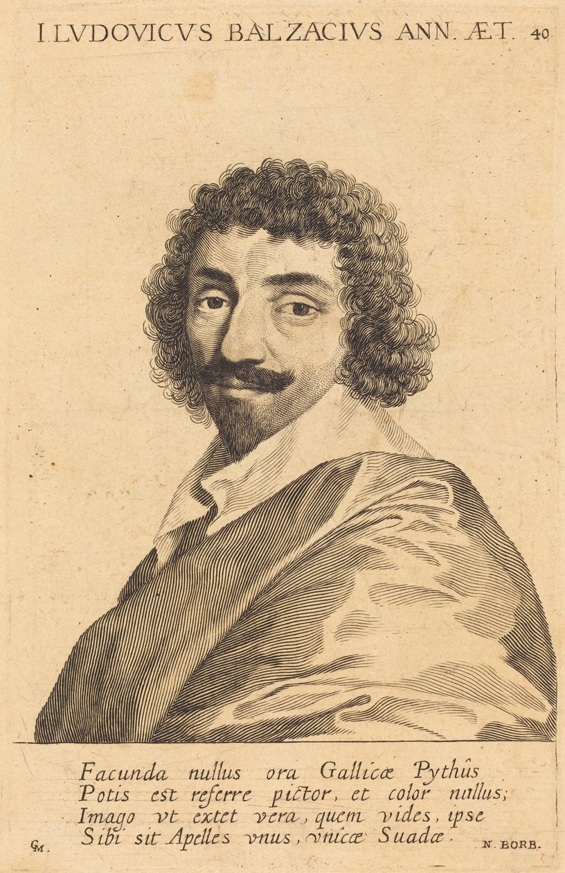 Jean-Louis Guez de Balzac da Claude Mellan