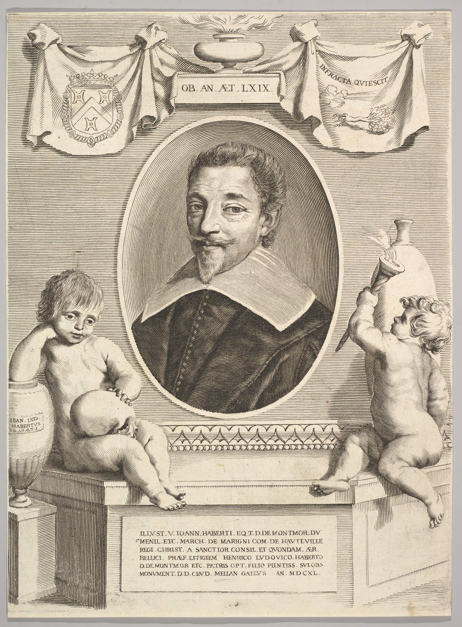 Jean Habert de Montmor, 1640 da Claude Mellan