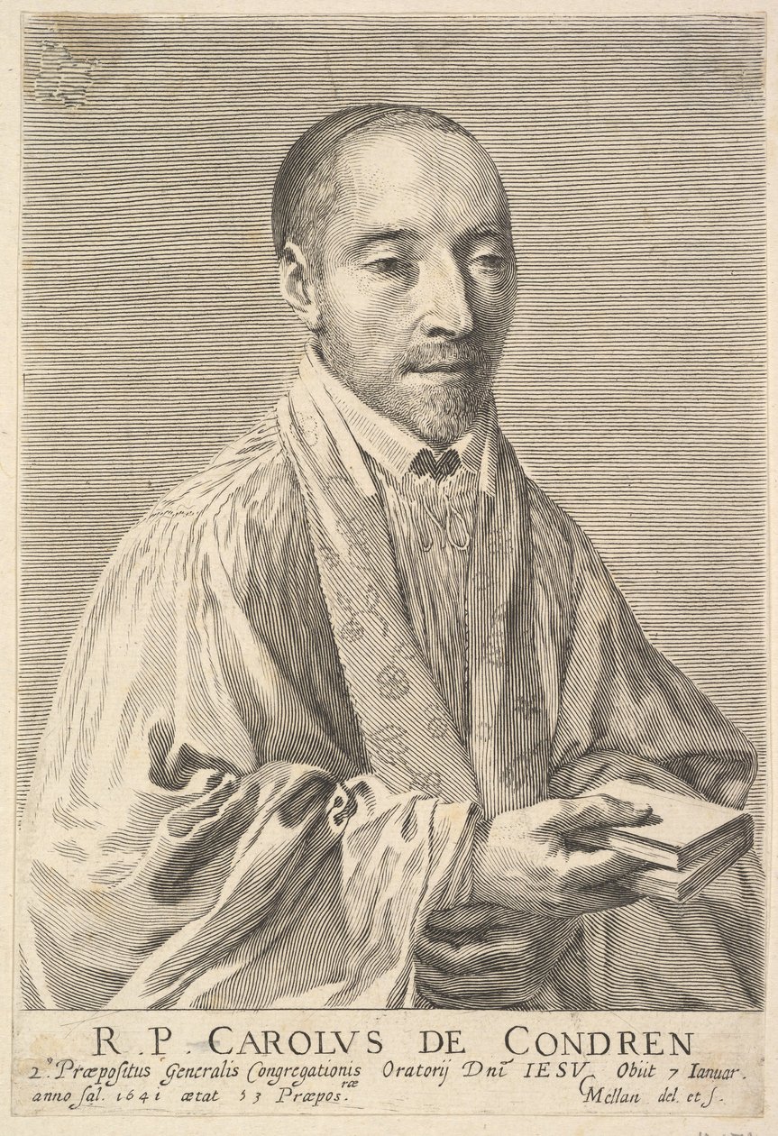 Le Père Charles de Condren da Claude Mellan