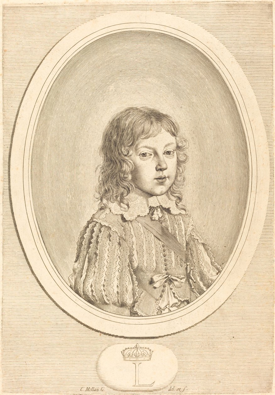 Luigi XIV da Ragazzo da Claude Mellan