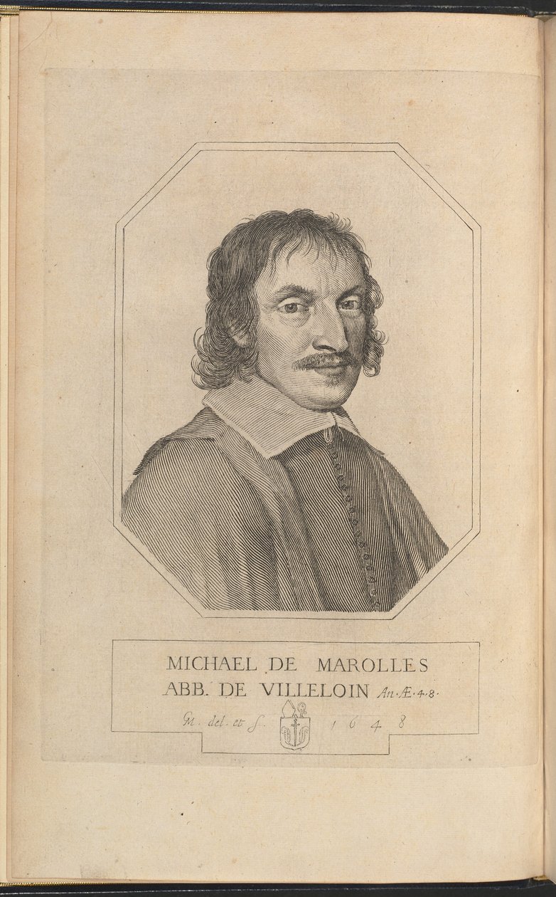 Michel de Marolles da Claude Mellan