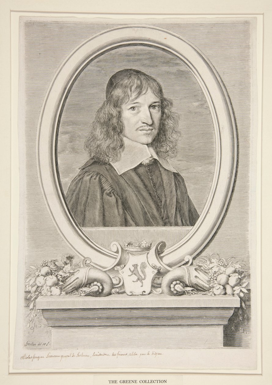 Nicolas Fouquet, Visconte di Melun e di Vaux (1615-1680) da Claude Mellan