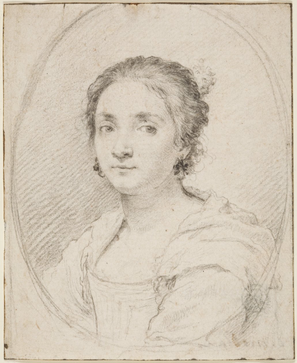 Ritratto di Virginia de Vezzo da Velletri da Claude Mellan