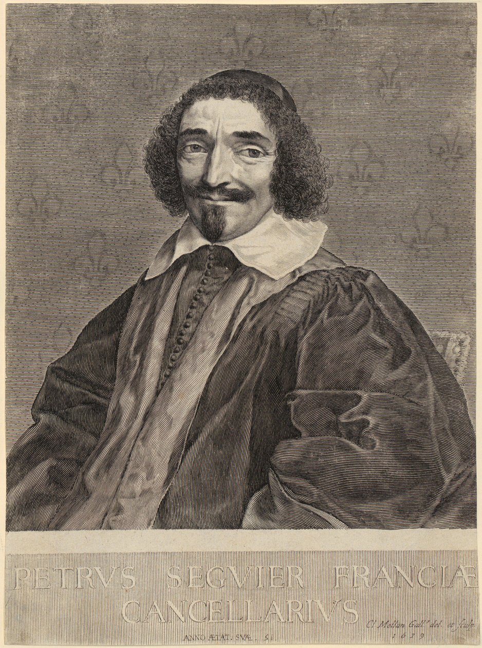 Ritratto del cancelliere Pierre Séguier da Claude Mellan