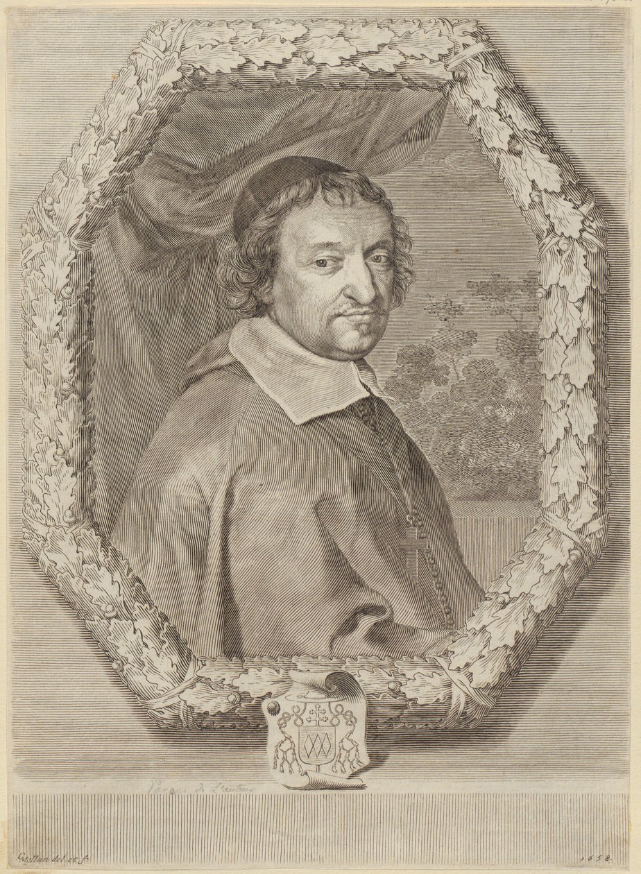 Ritratto di Victor Le Bouthillier da Claude Mellan
