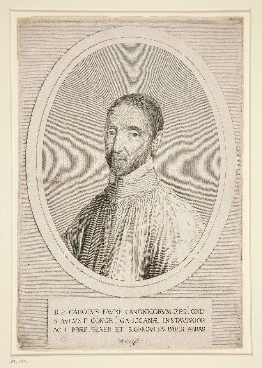 Ritratto di Charles Favre da Claude Mellan