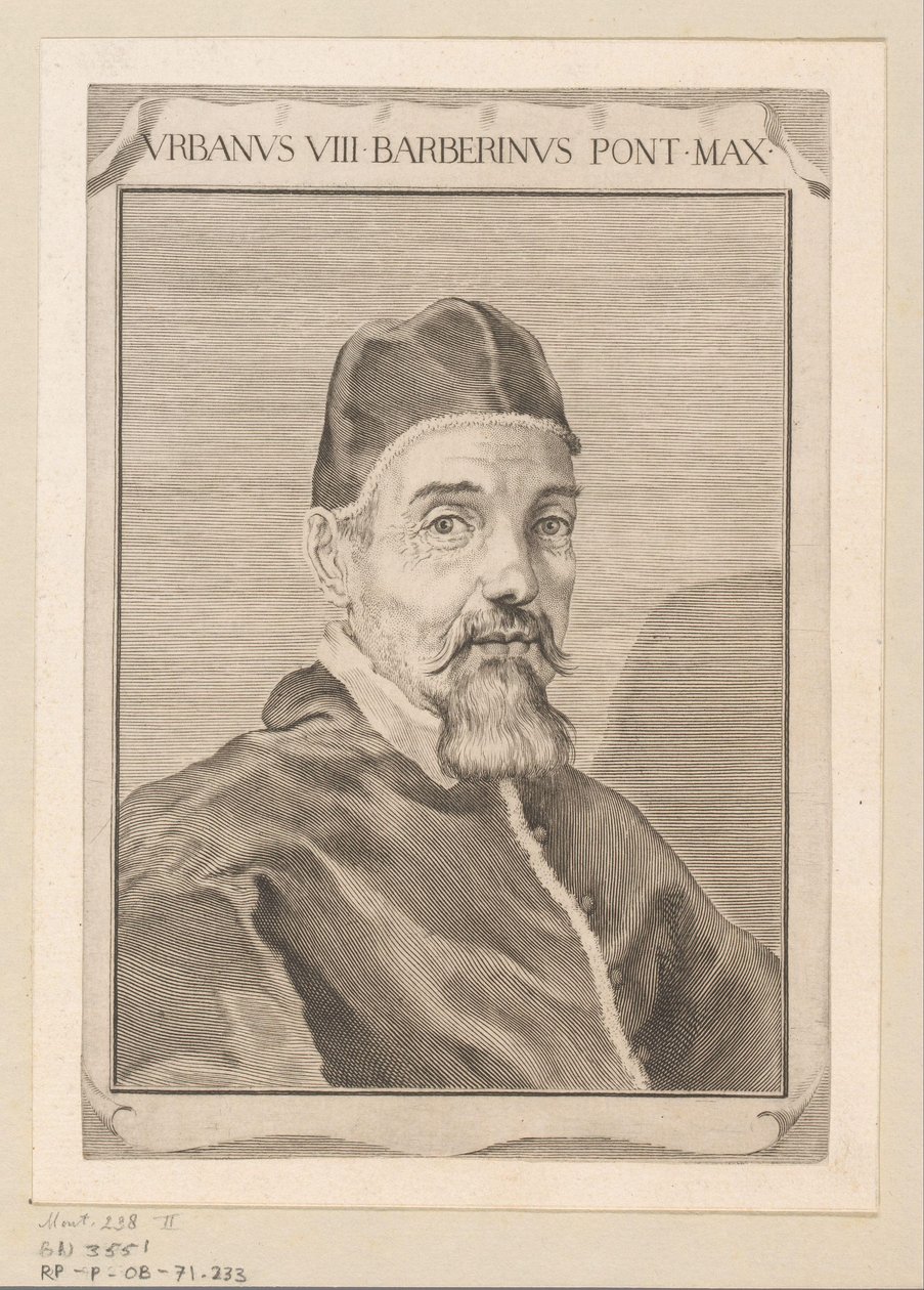 Ritratto di Urbano VIII da Claude Mellan