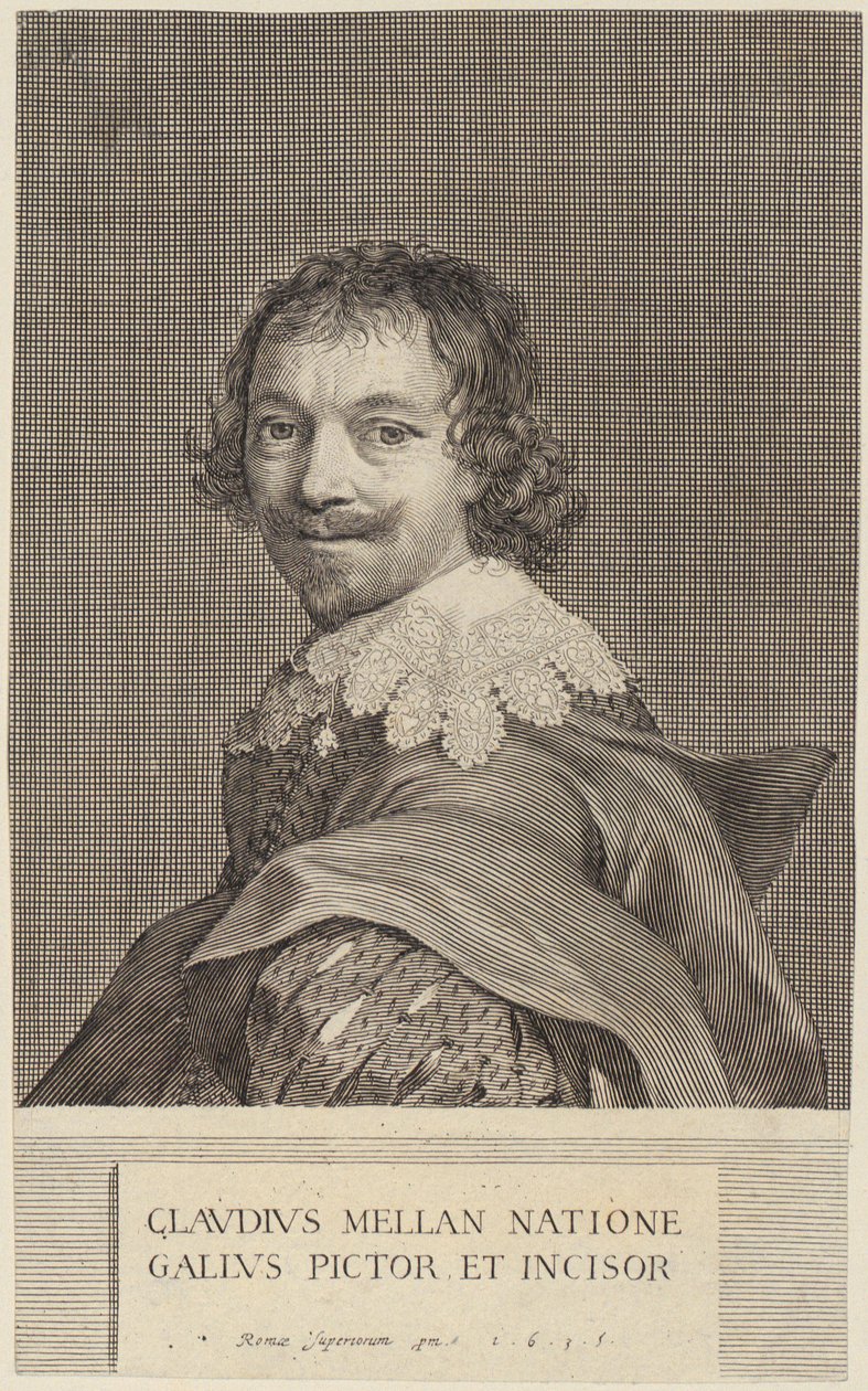 Autoritratto di Claude Mellan da Claude Mellan