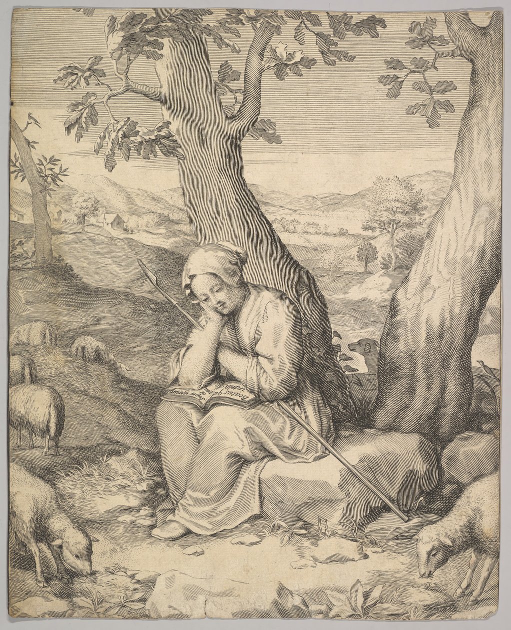 Santa Genoveffa da Claude Mellan