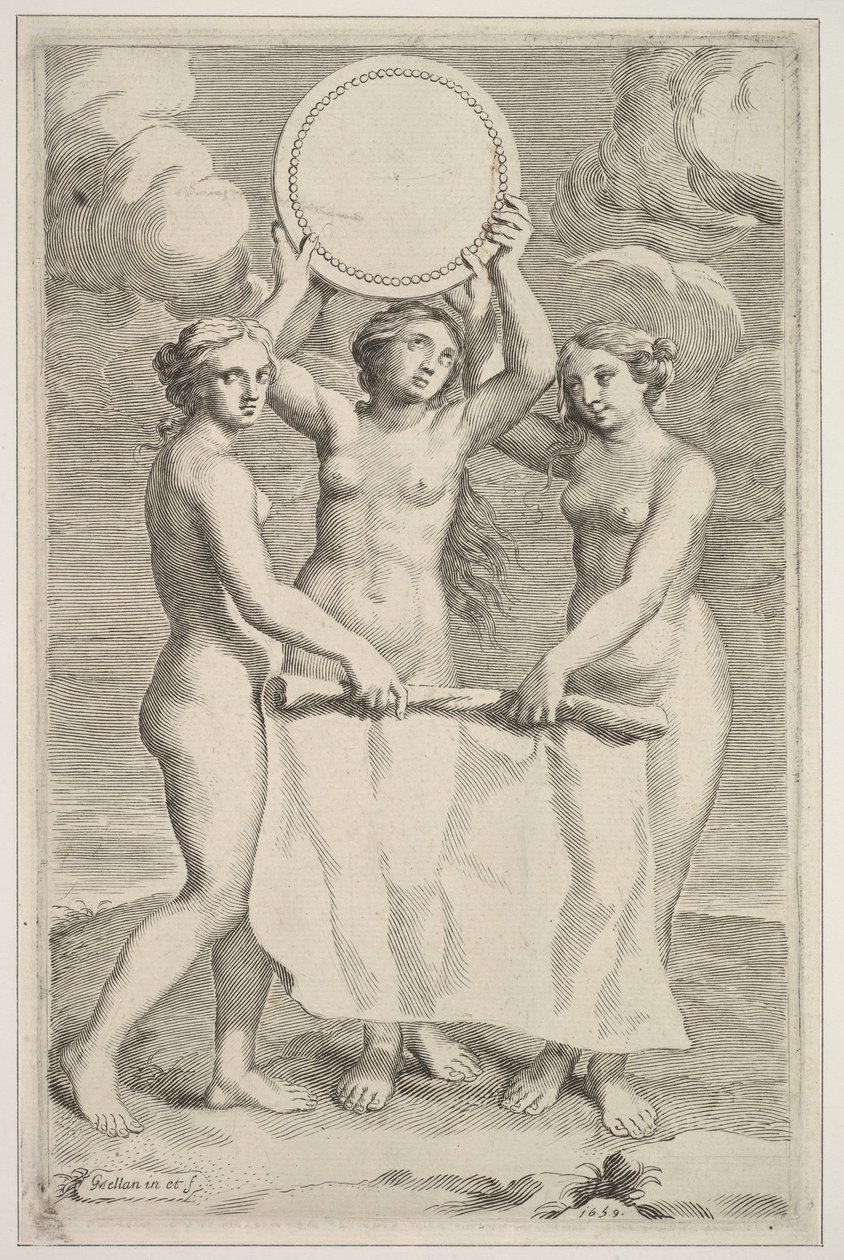 Le tre Grazie da Claude Mellan