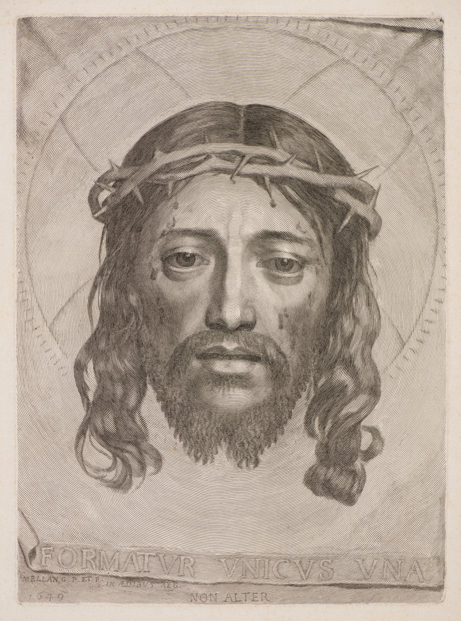 Il velo della Veronica da Claude Mellan