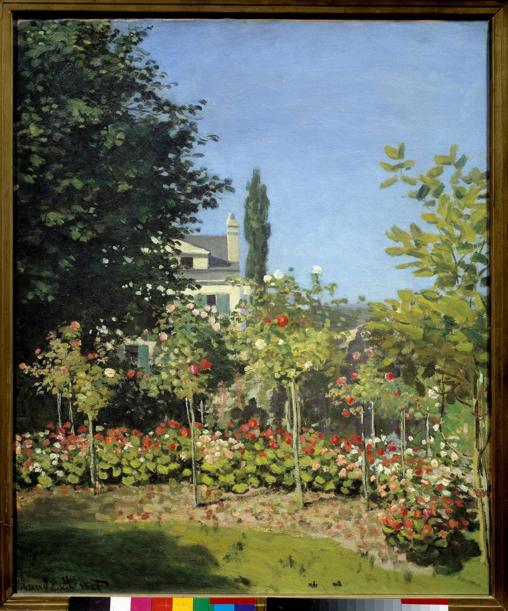 Un giardino fiorito a Sainte Adresse da Claude Monet