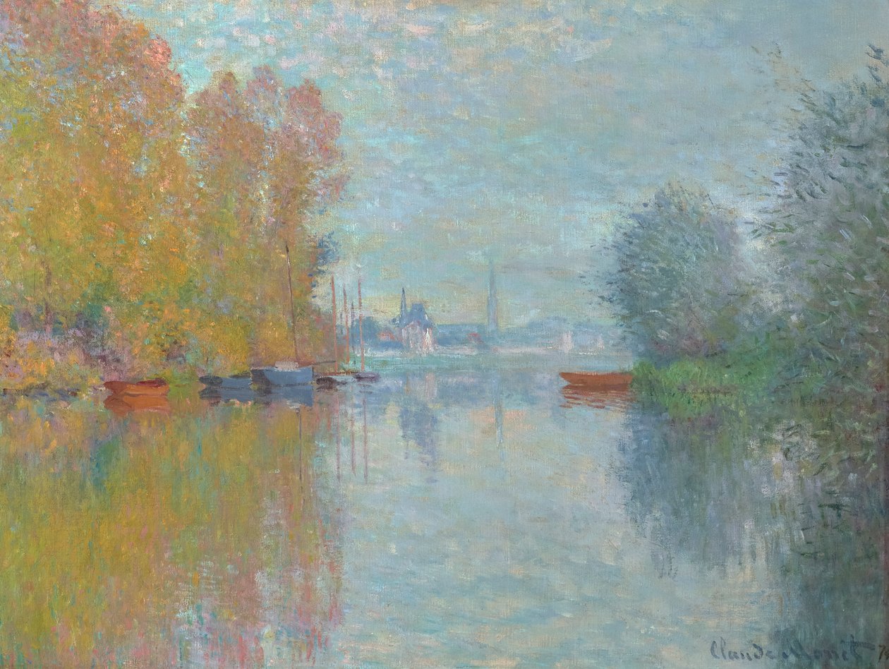 Autunno sulla Senna, Argenteuil 1873 da Claude Monet
