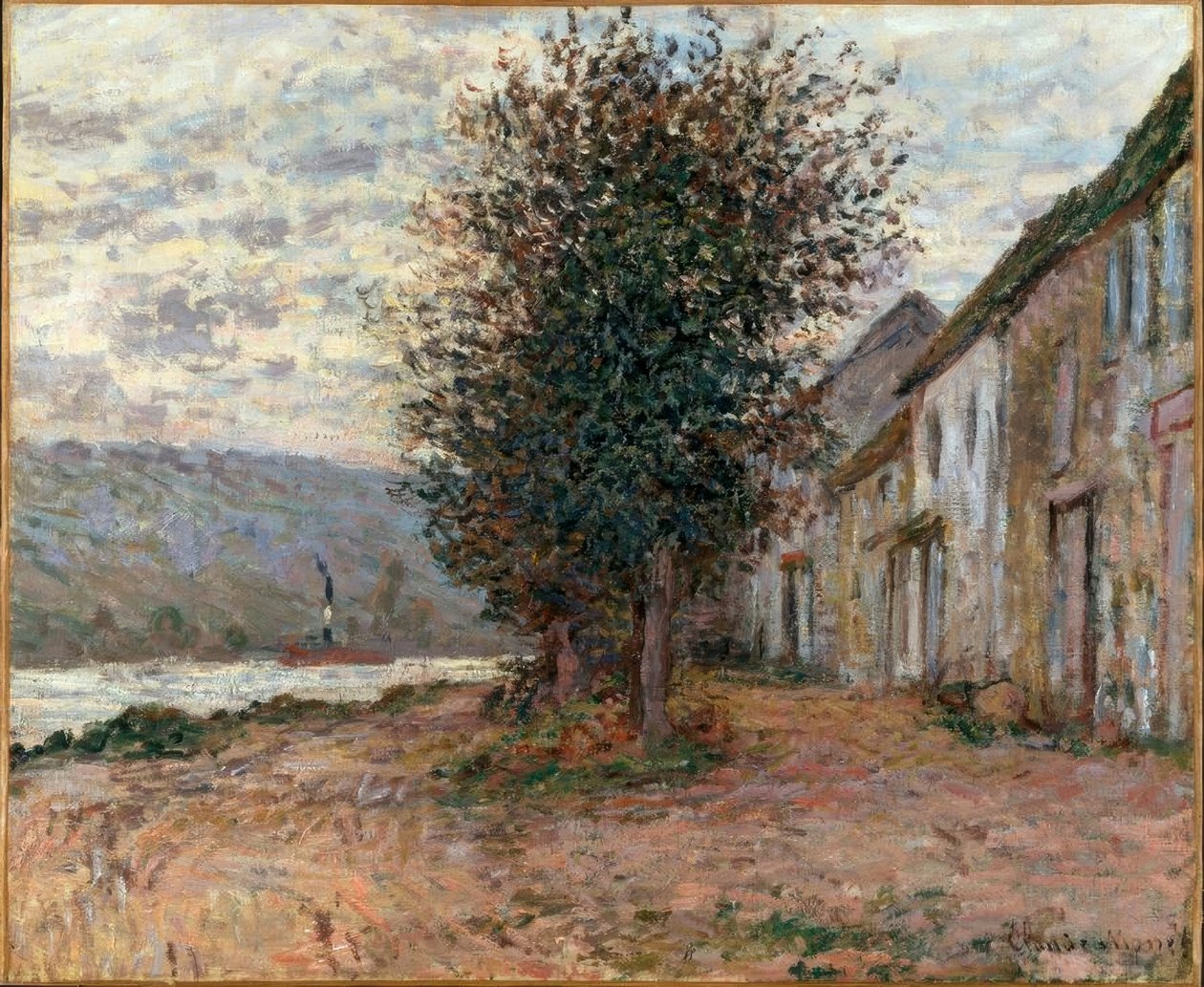 Riva della Senna a Lavacourt da Claude Monet