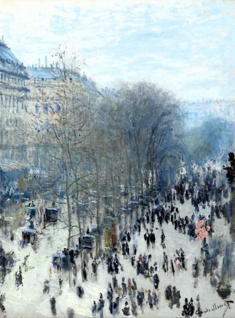 Viale delle Cappuccine da Claude Monet