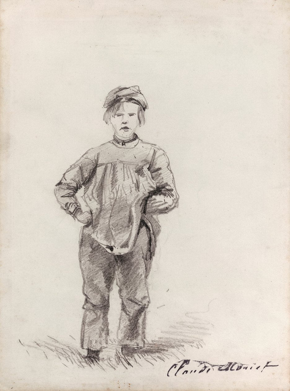Ragazzo in campagna da Claude Monet