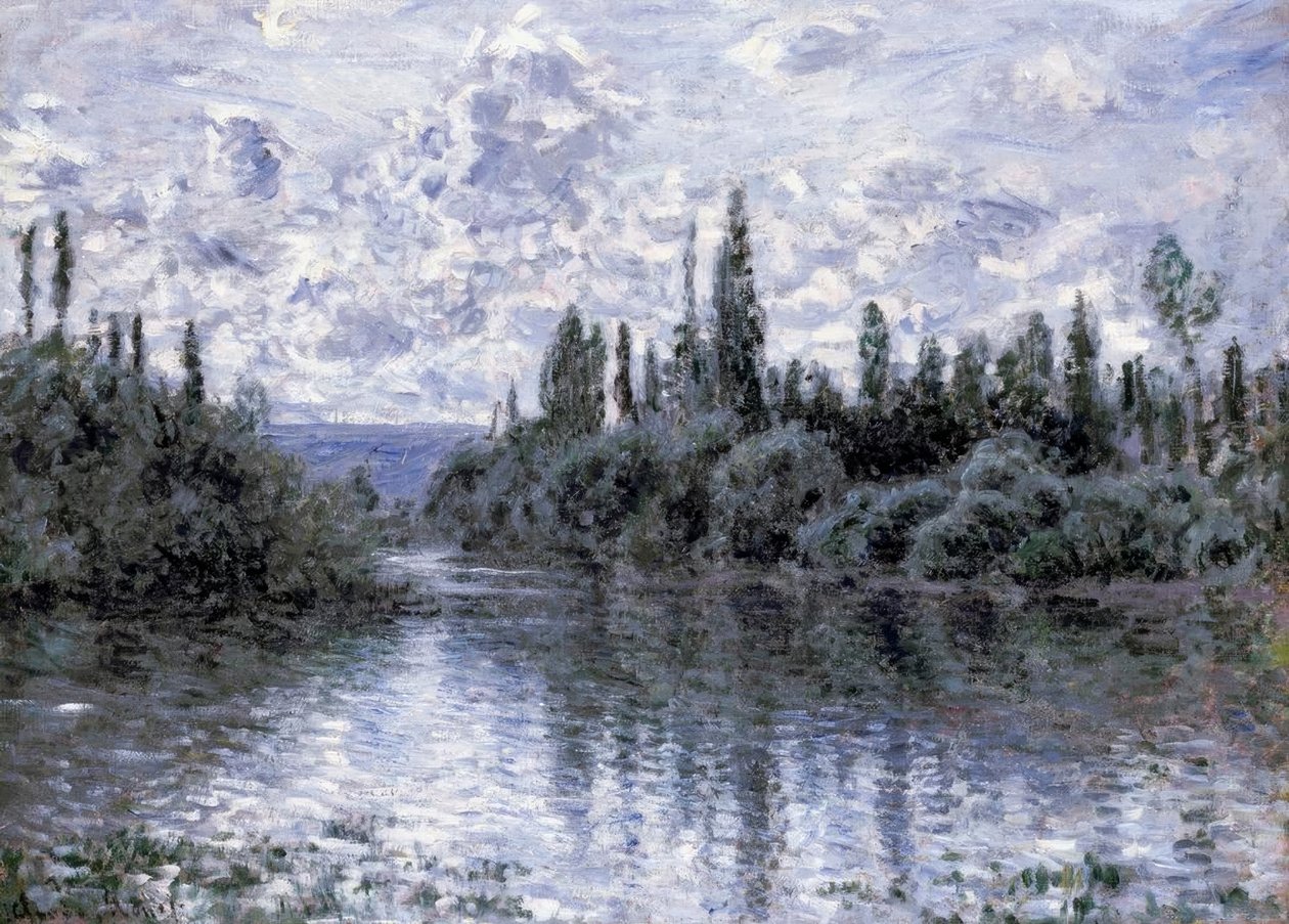 Braccio della Senna vicino a Vétheuil da Claude Monet