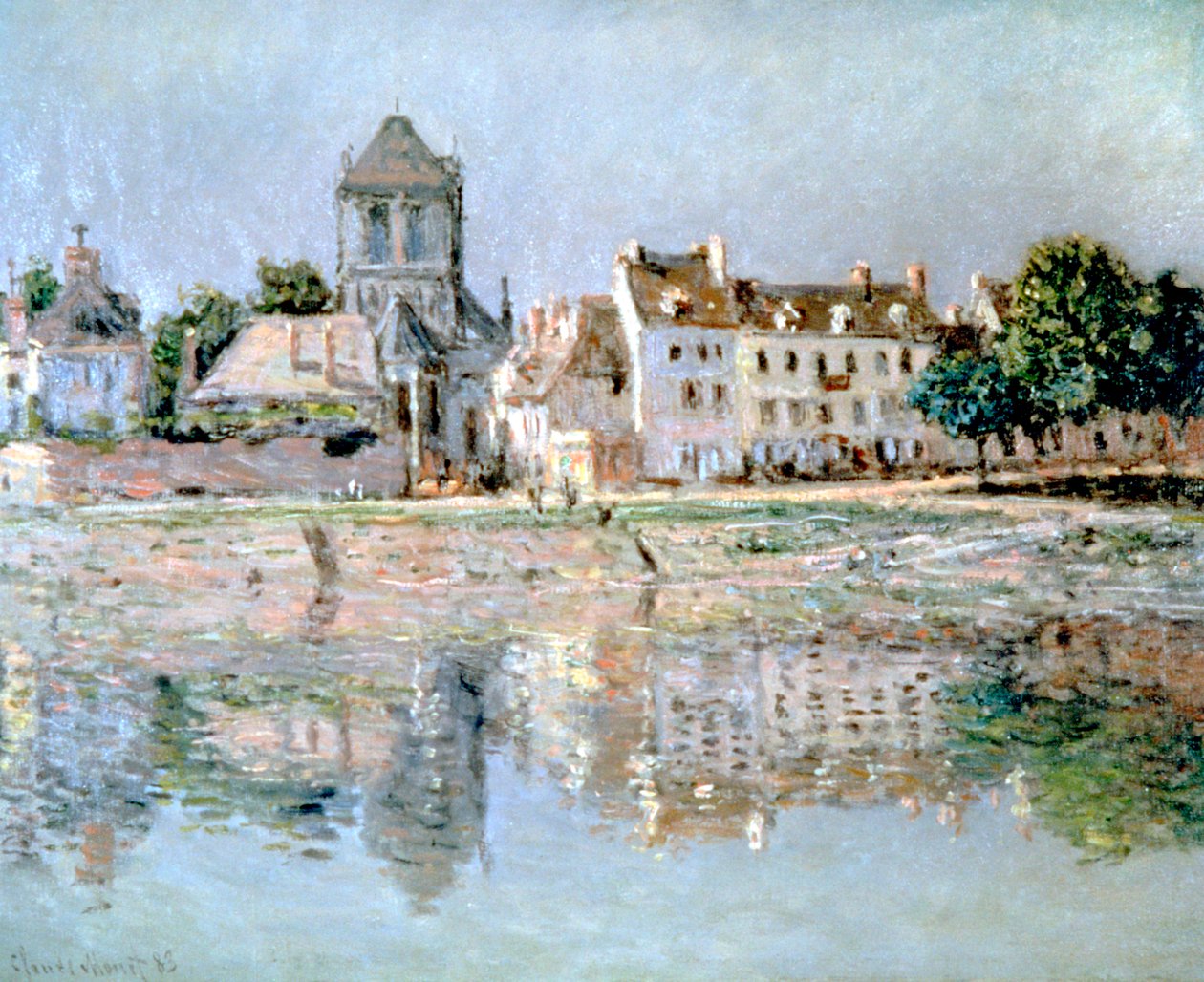 Lungo il fiume a Vernon, 1883 da Claude Monet