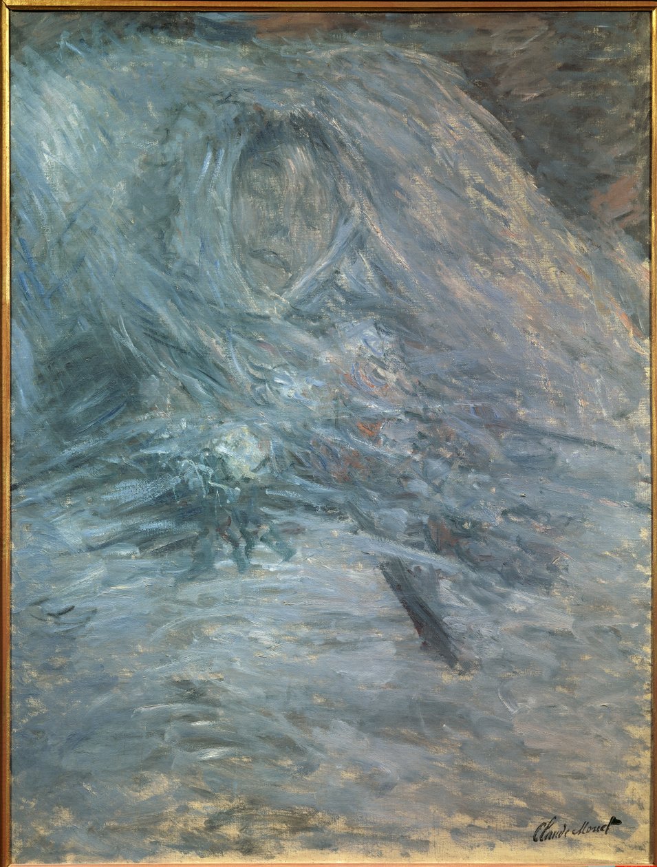 Camille sul letto di morte da Claude Monet