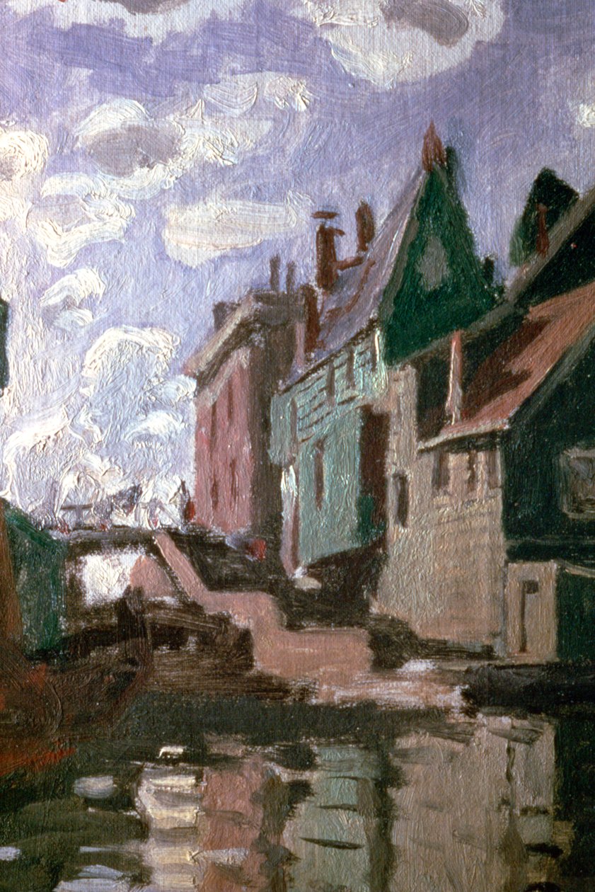 Canale a Zaandam, dettaglio, 1871 da Claude Monet