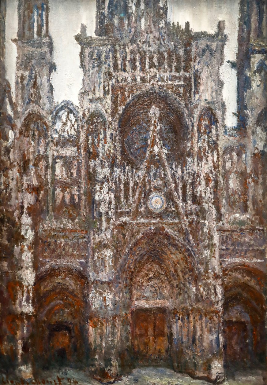 Cattedrale di Rouen, vista del portale, Armonia marrone da Claude Monet