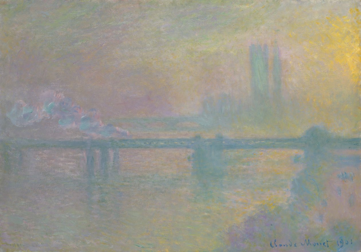 Ponte di Charing Cross, Londra da Claude Monet