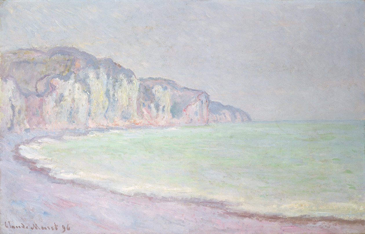 Scogliere a Pourville, 1896 da Claude Monet