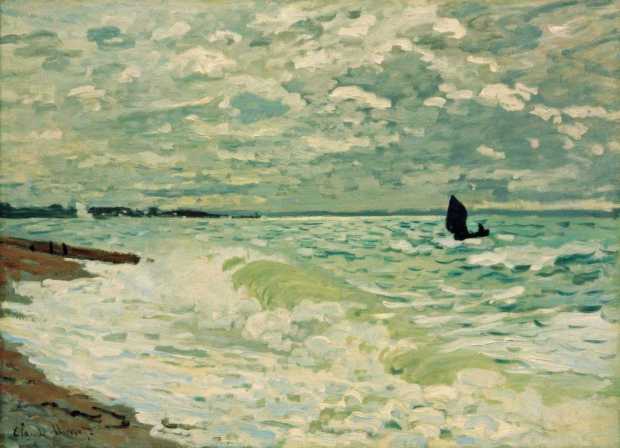 Il mare a Sainte-Adresse da Claude Monet