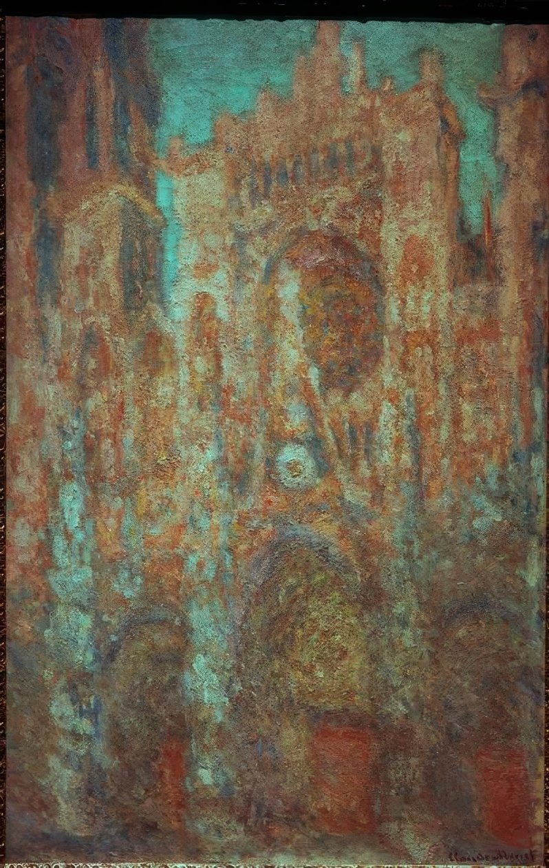 La cattedrale di Rouen (Cattedrale in rosa) da Claude Monet