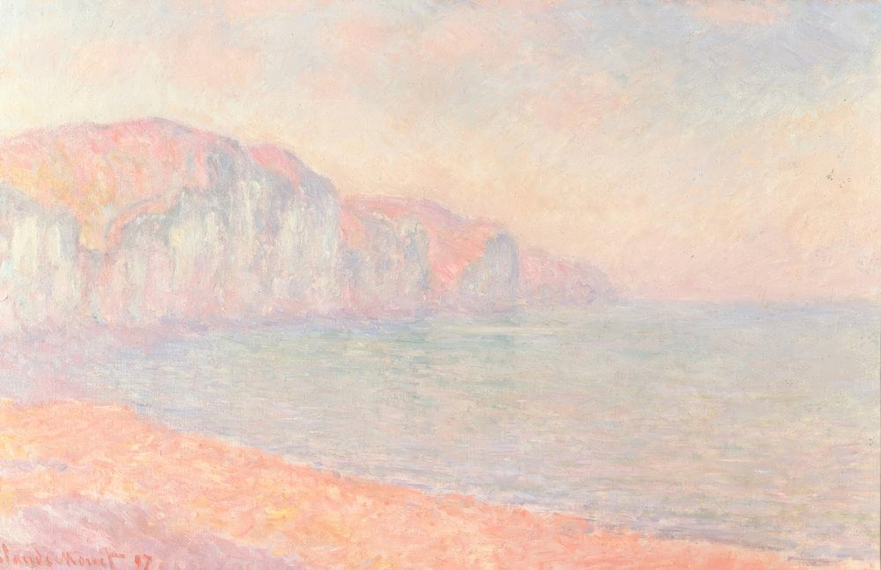 Scogliere di Pourville, la mattina da Claude Monet