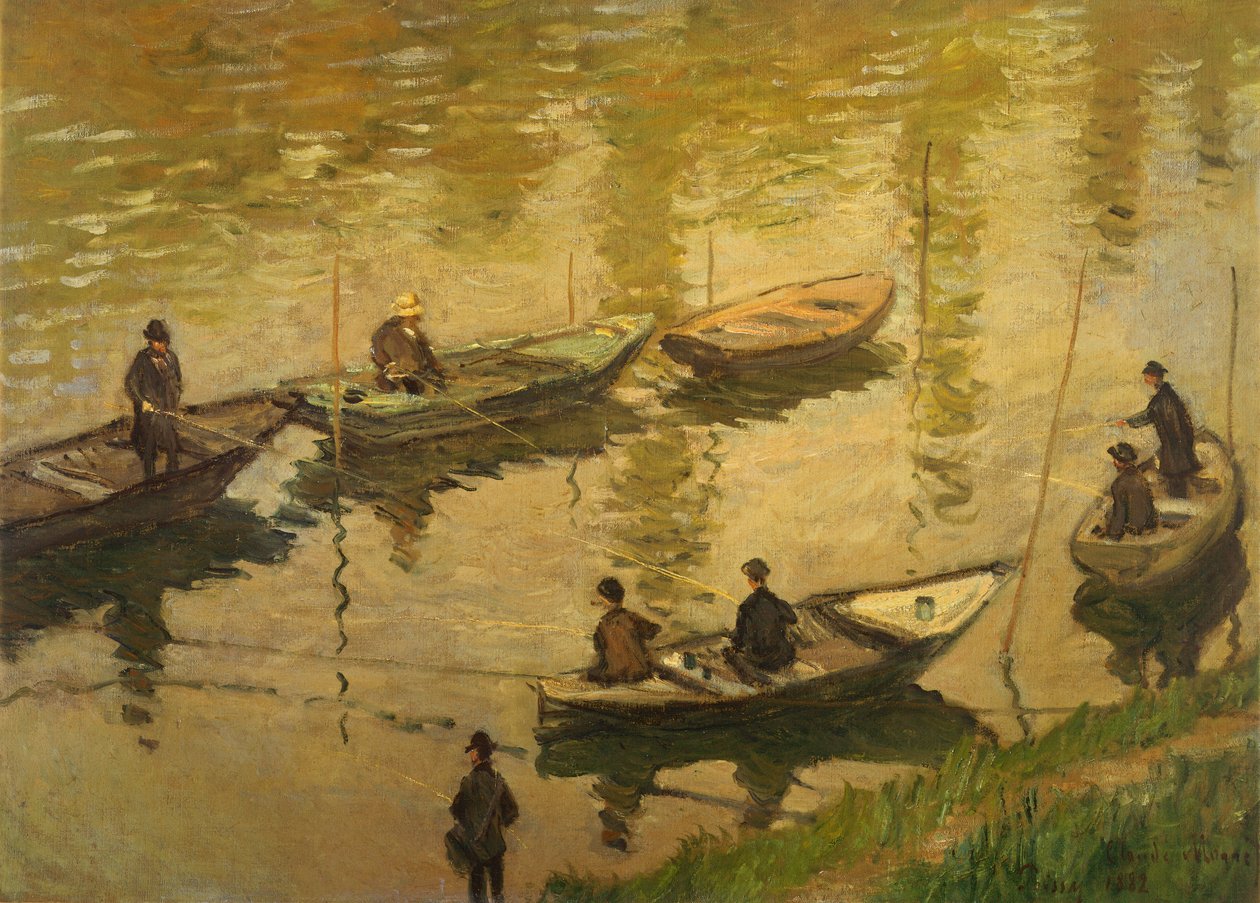 Pescatori sulla Senna da Claude Monet