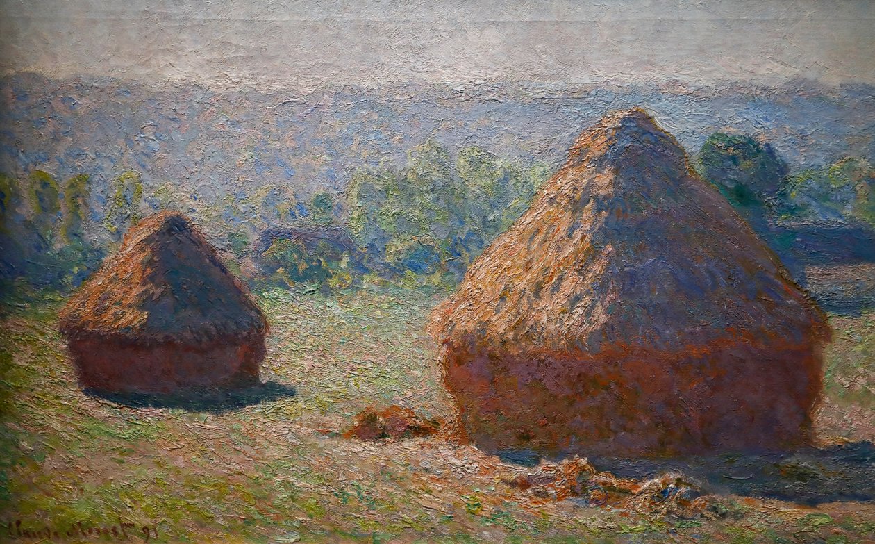 Covone di fieno, fine estate da Claude Monet