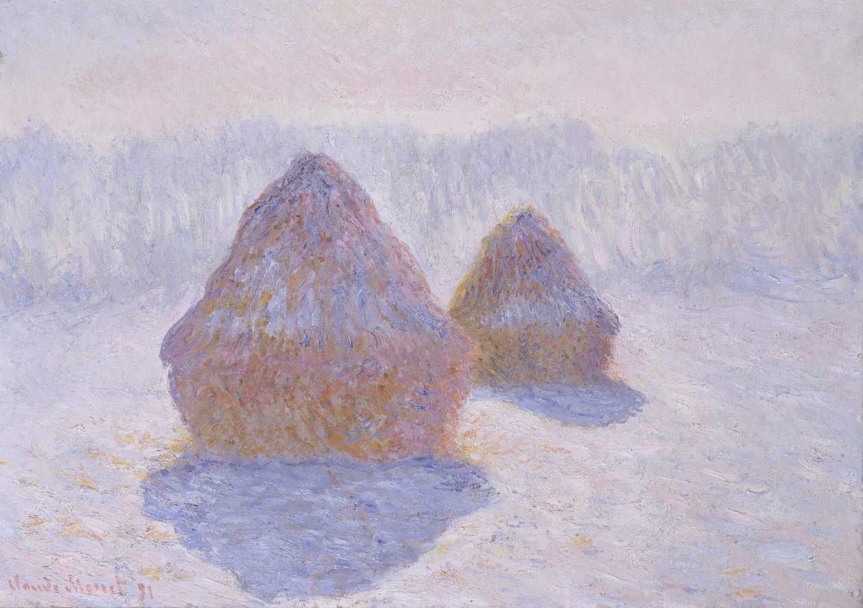 Covoni (Effetto di Neve e Sole) da Claude Monet