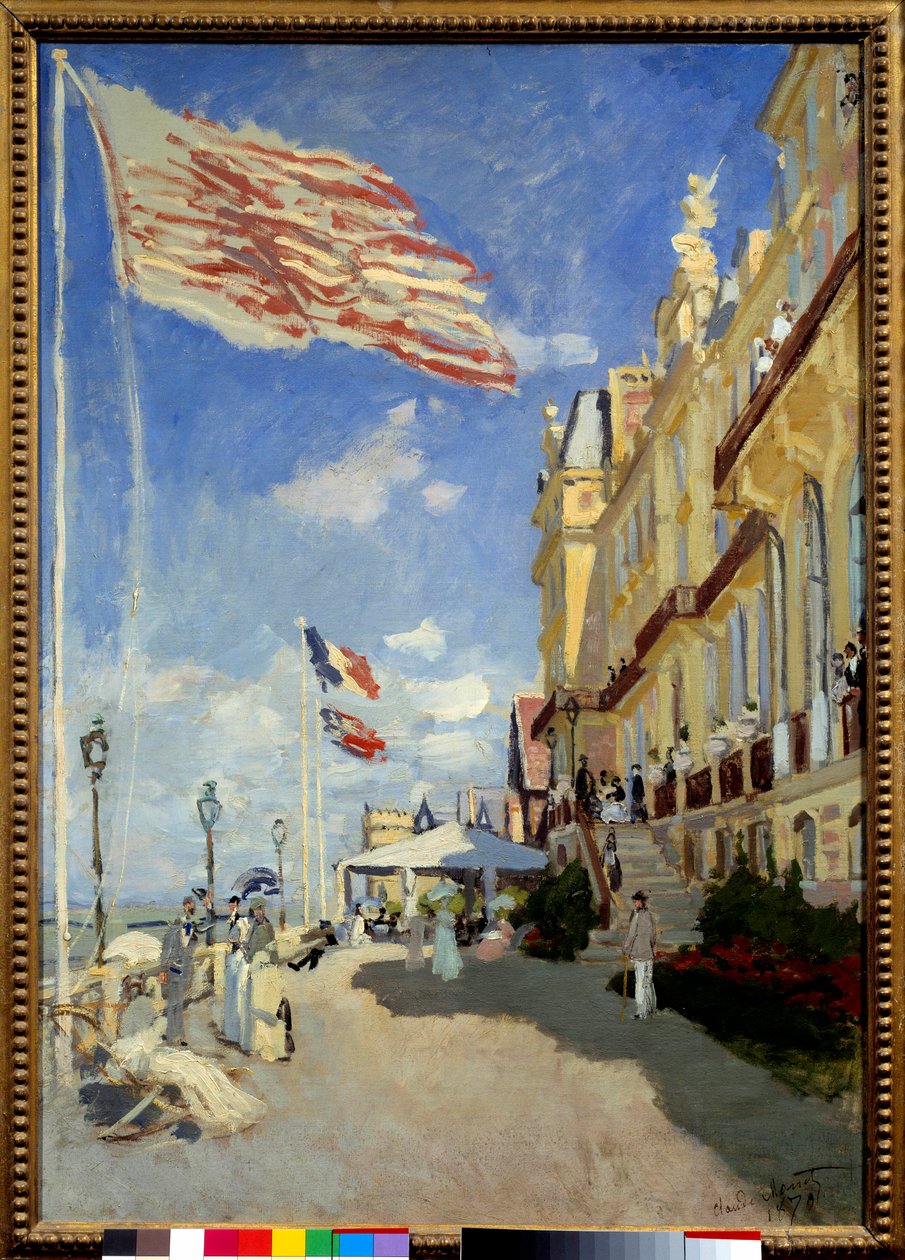 Hotel des Roches Noires a Trouville. Dipinto di Claude Monet da Claude Monet