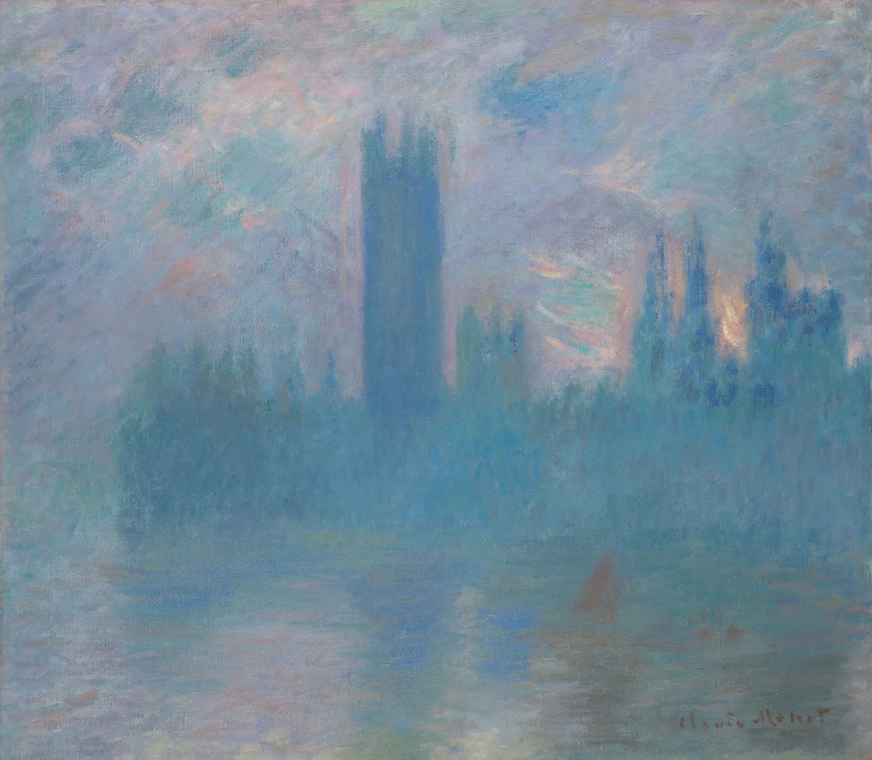 Palazzo del Parlamento, Londra da Claude Monet