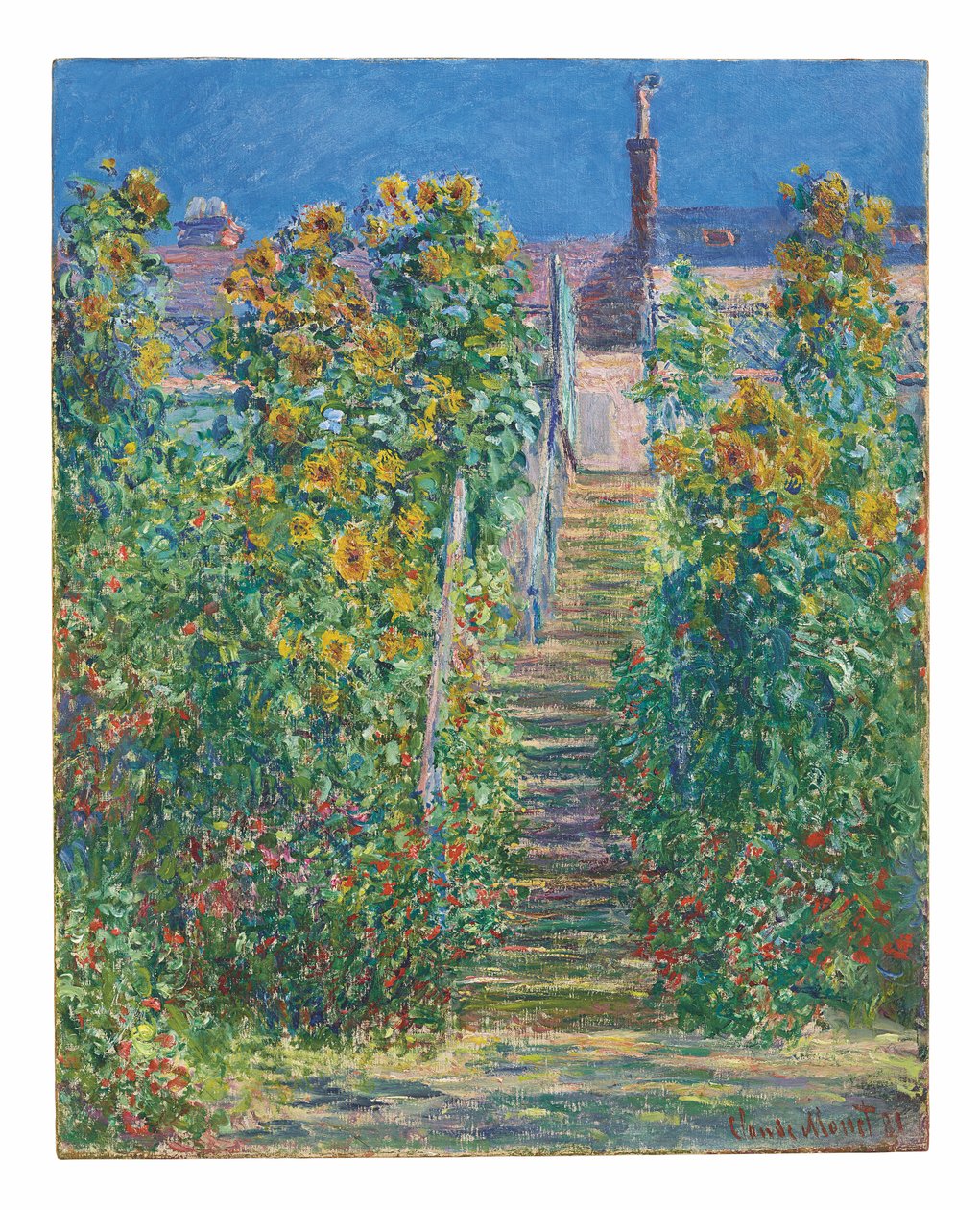 L’Escalier à Vétheuil da Claude Monet